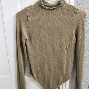 Free People knit bodysuit XL